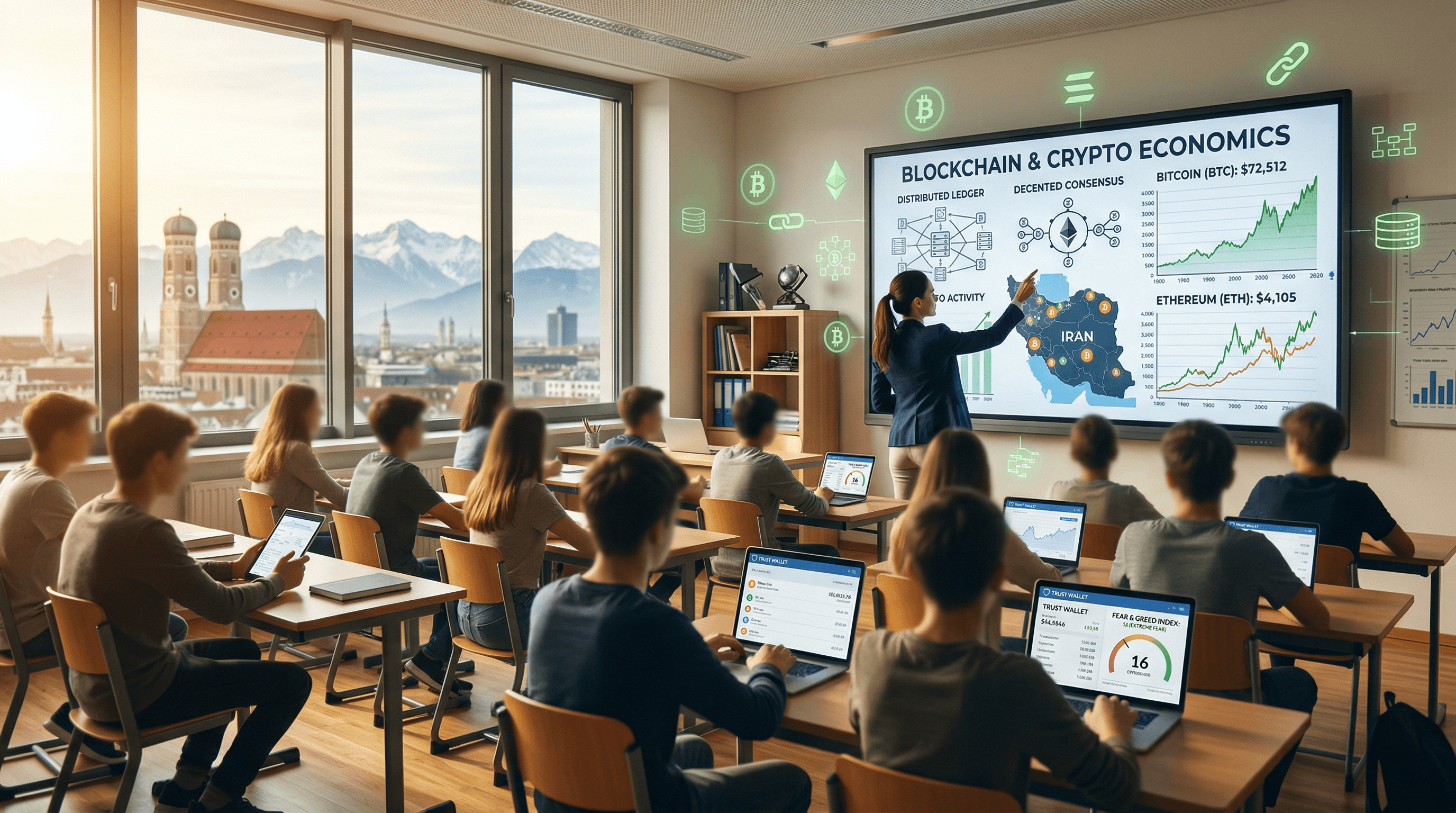 Iran Crypto Boom: 7,8 Mrd. USD treibt Bildung in München