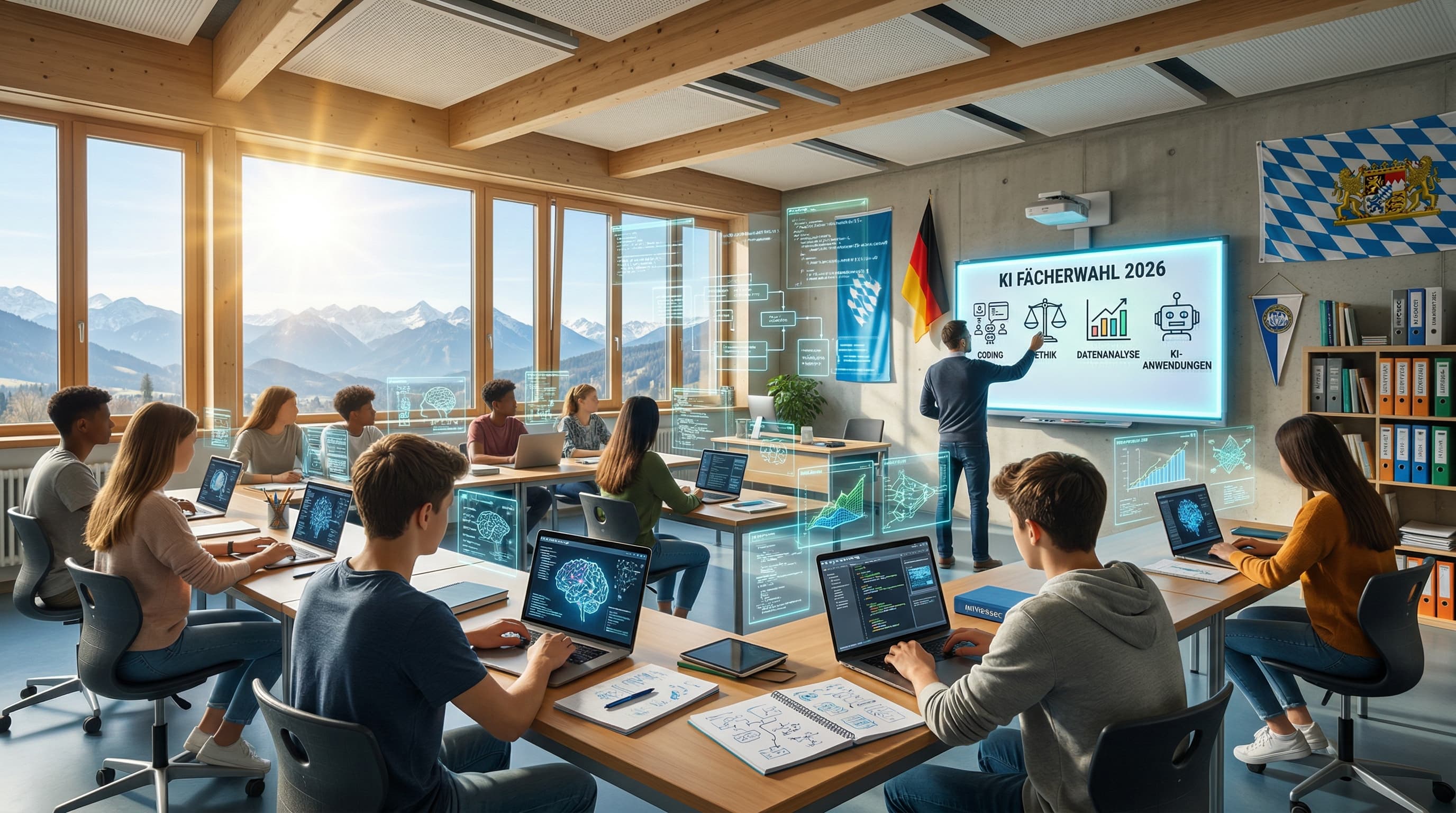 KI Fächerwahl treibt Bayerns Curricula-Update
