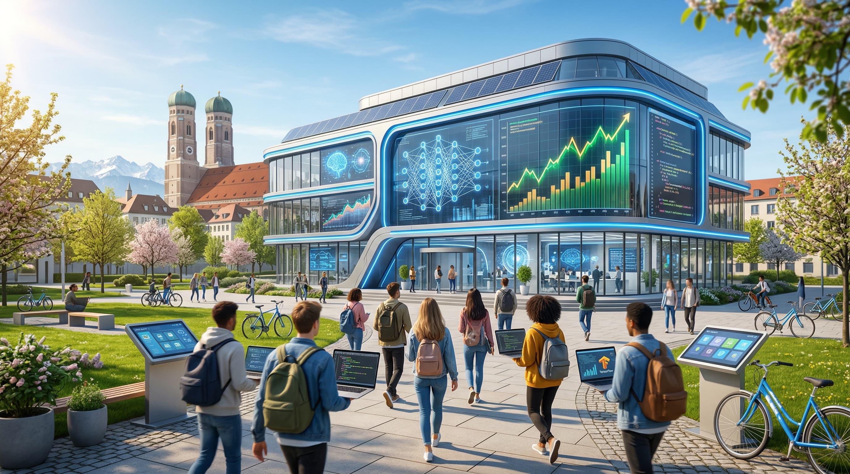 KI-Studiengänge an TU München und LMU starten mit 500 Plätzen