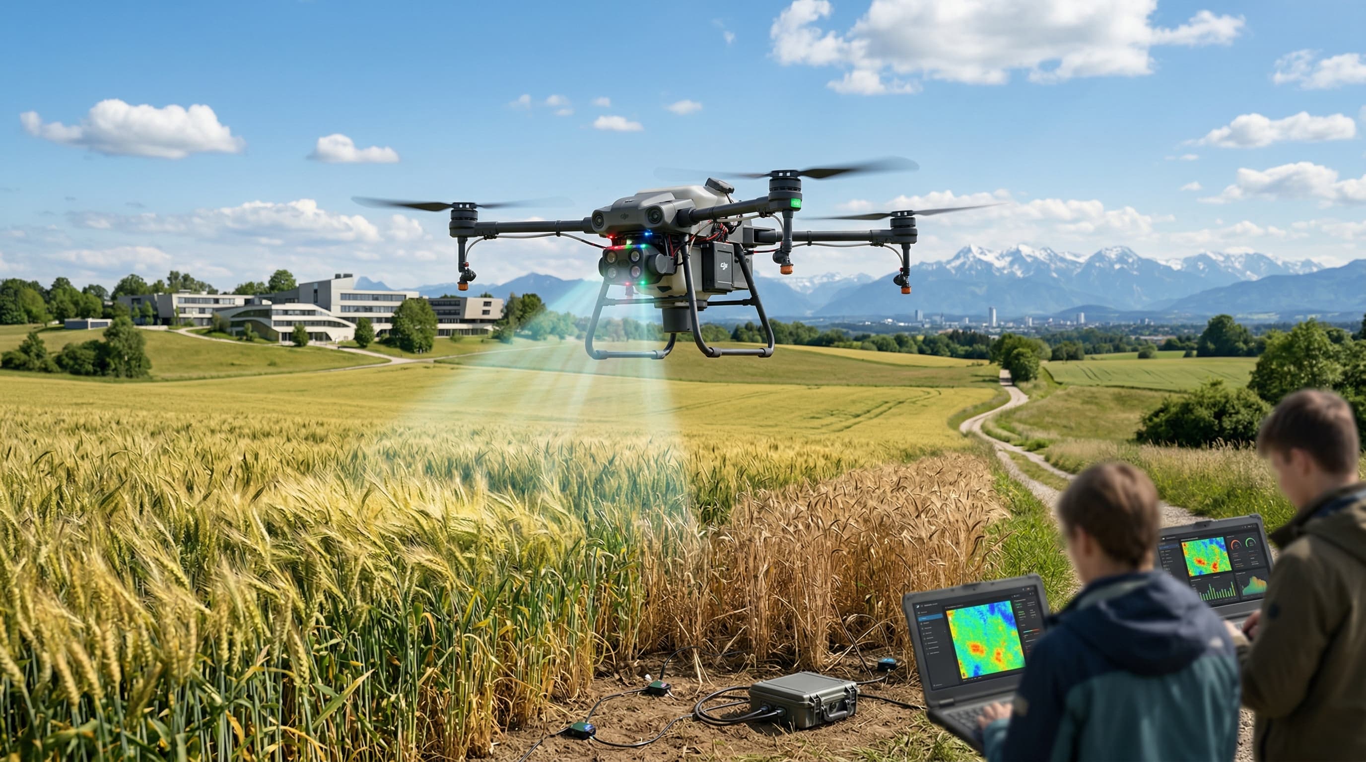 KI Drohnen Agrarausbildung startet an Weilerschule München