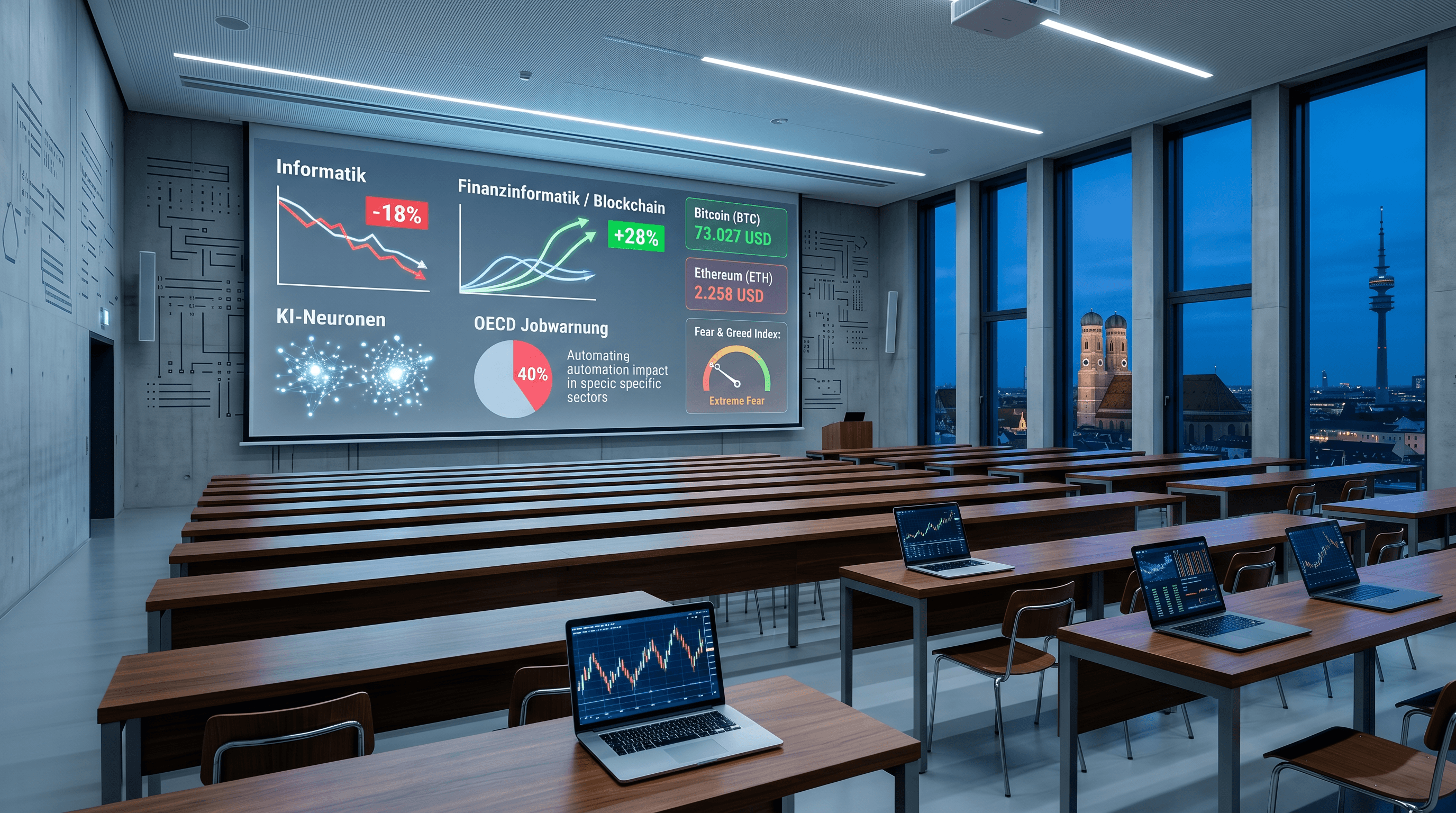 KI senkt Informatik-Einschreibungen 18% an TU München