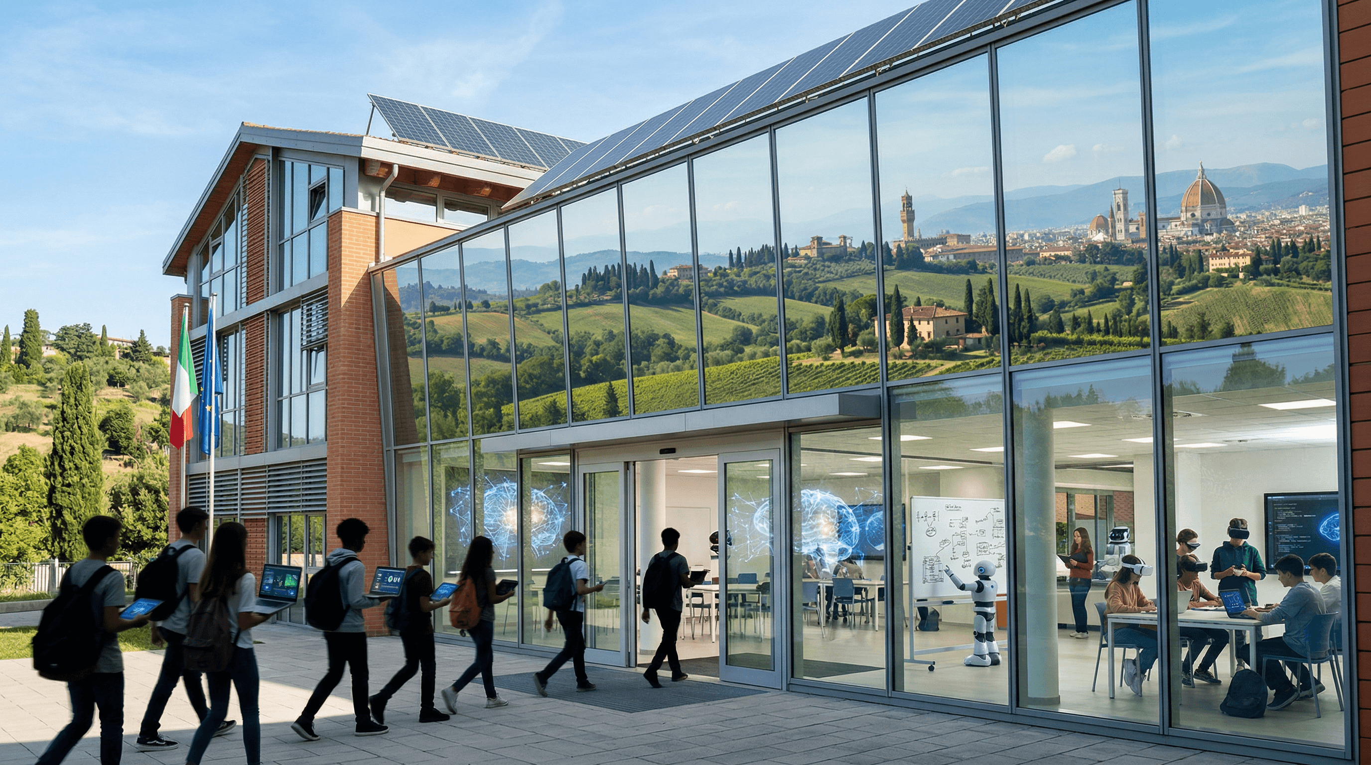 Florenz eröffnet 2026 erste KI-Schule: Bayern plant Piloten