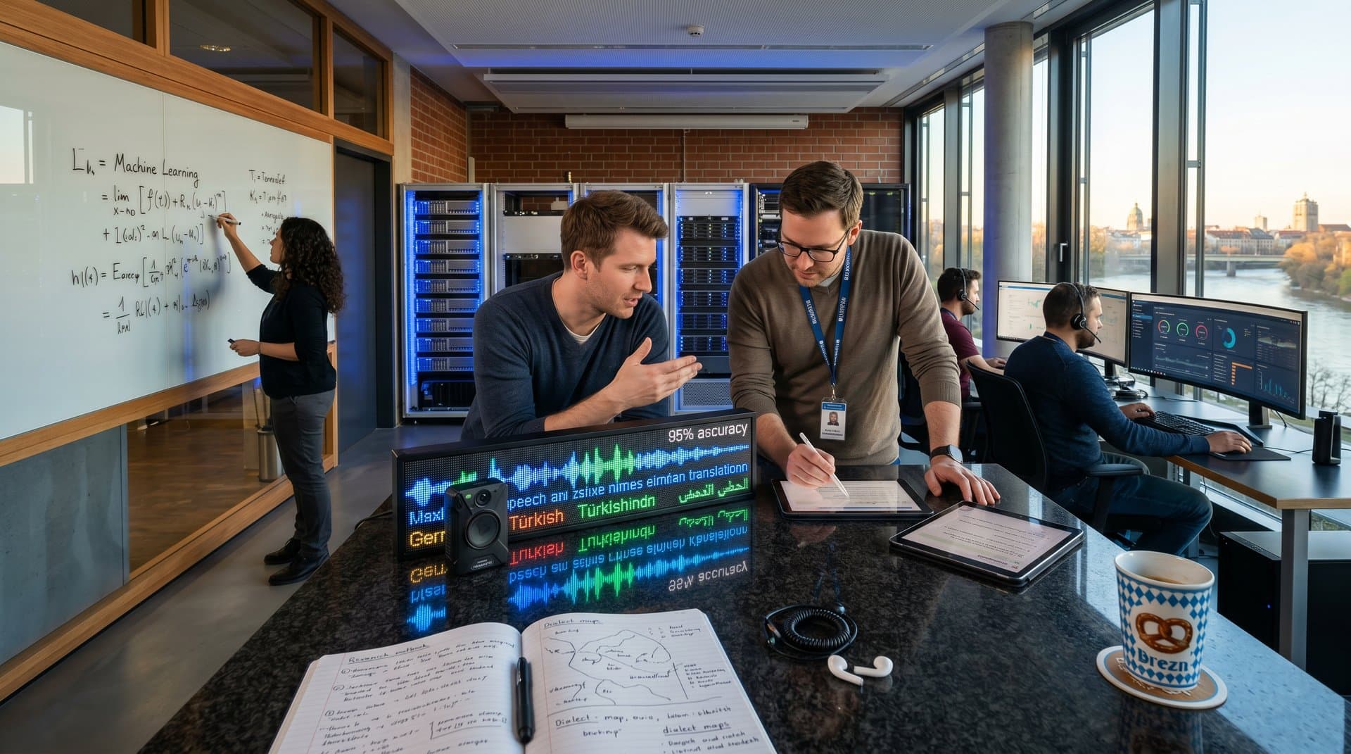 EdTech-Labor München mit KI-Übersetzung auf Bodycam und Tablets