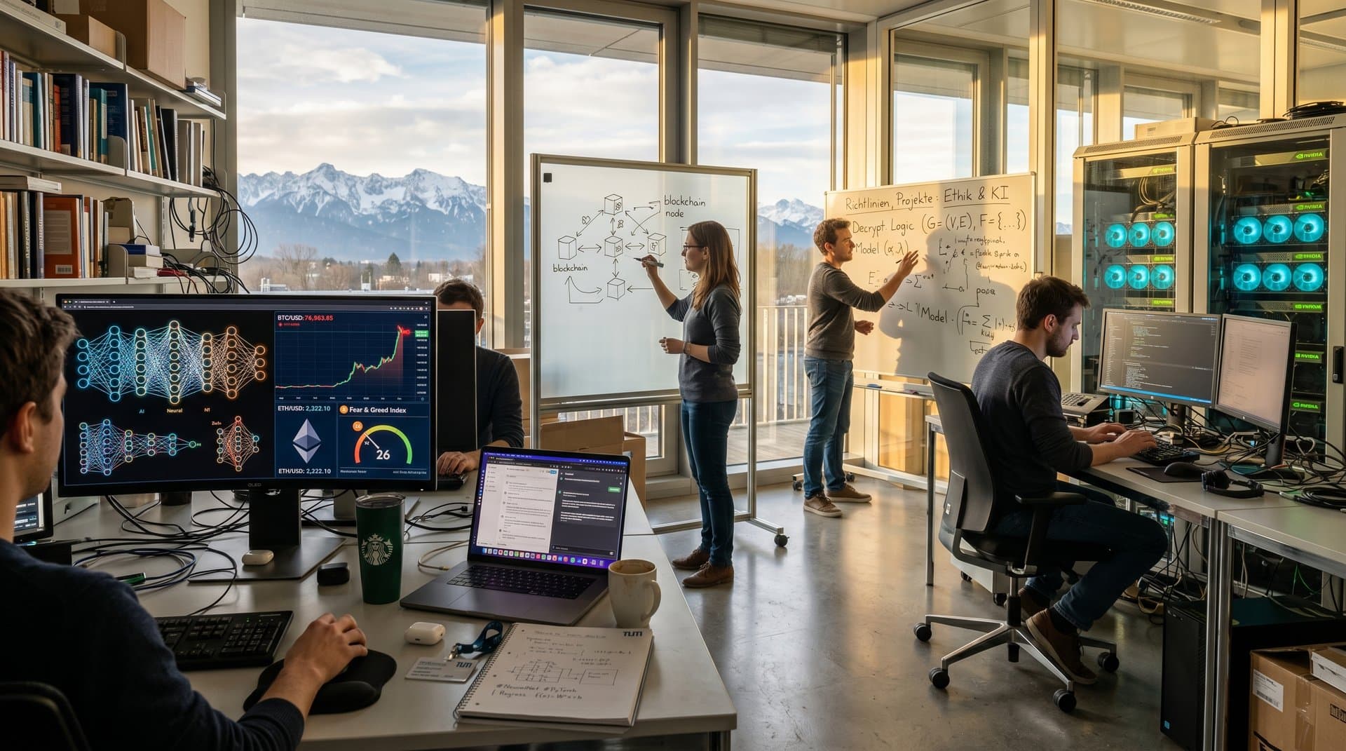 KI-Labor an TU München mit Finanzcharts und EdTech-Tools für Unterrichtsstrategien