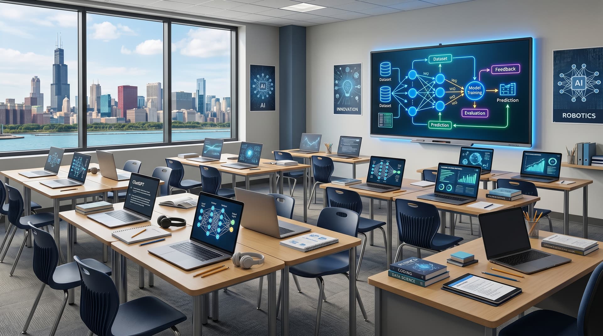 KI transformiert Bildung in Schulen: 90% Chicago-Lehrer nutzen ChatGPT täglich