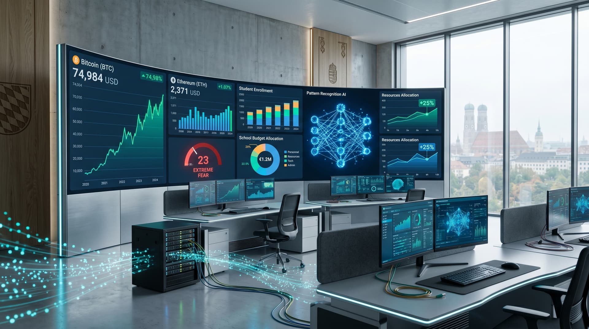 NJIT KI-Datenanalyse spart Weilerschule 10 Stunden wöchentlich bei Fear Index 23