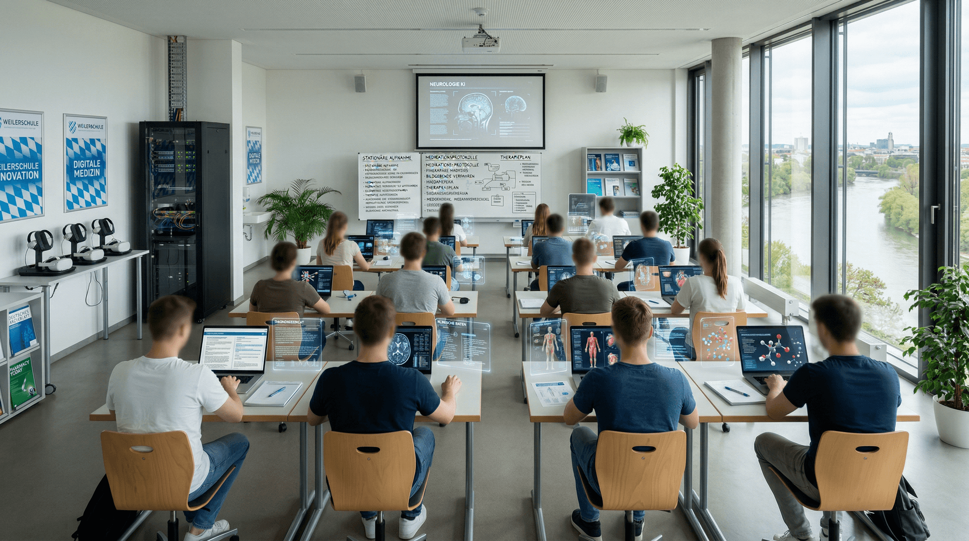 142 Mio. EUR für Künstliche Intelligenz medizinisches Schreiben an Weilerschule München