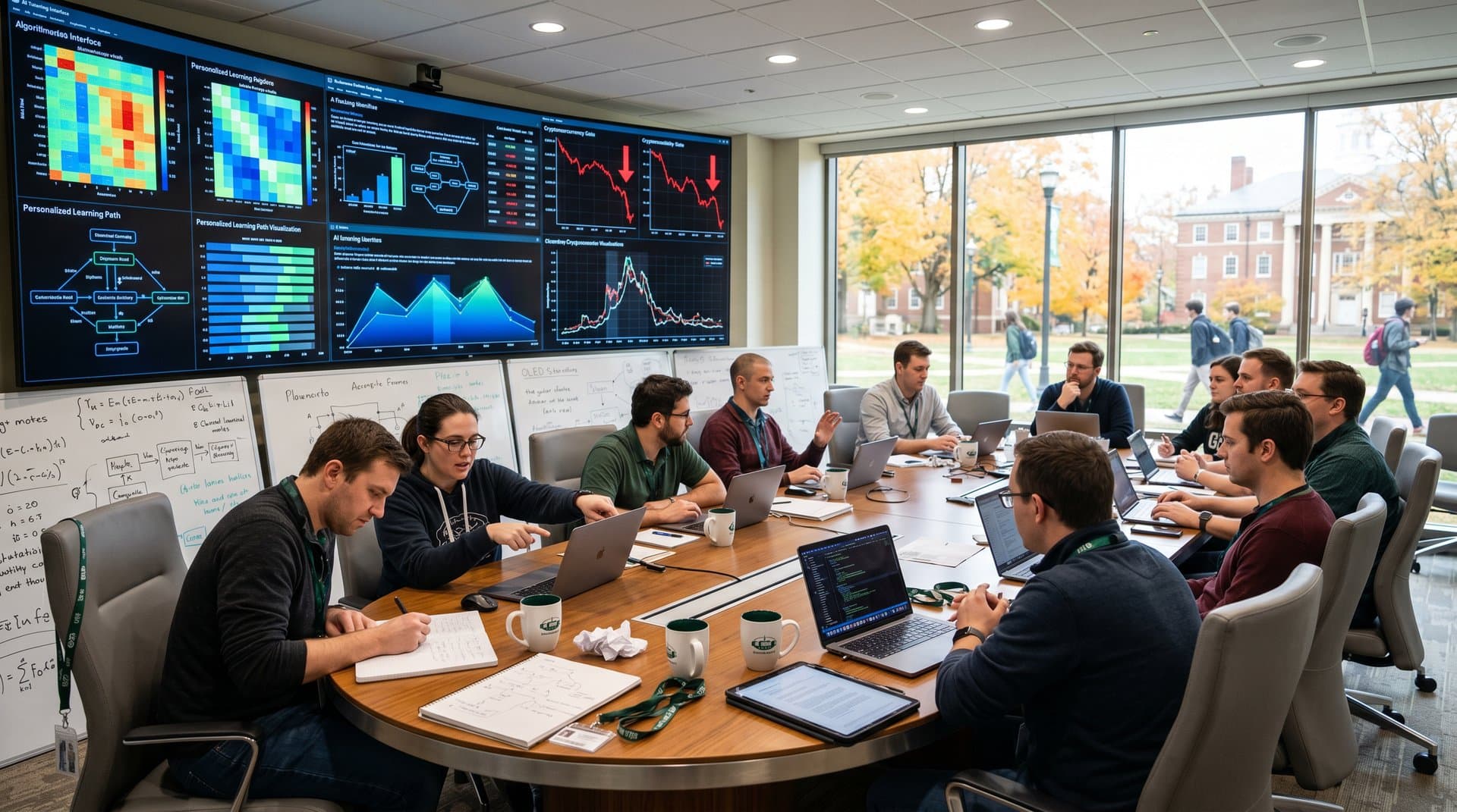 Ohio University Vorstand diskutiert KI-Lerninitiativen mit Crypto-Charts und Adaptiv-Tools