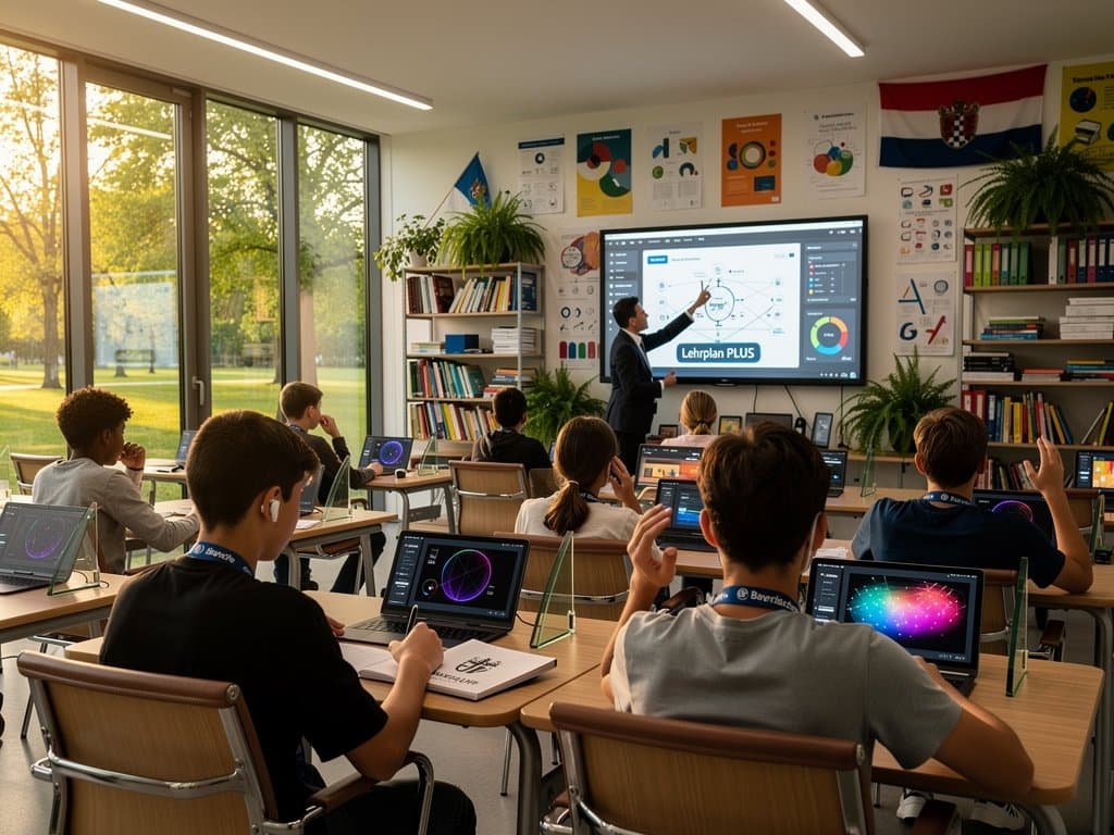 Münchner Gymnasialklasse nutzt KI-Tablets für personalisiertes Lernen mit adaptiven Algorithmen