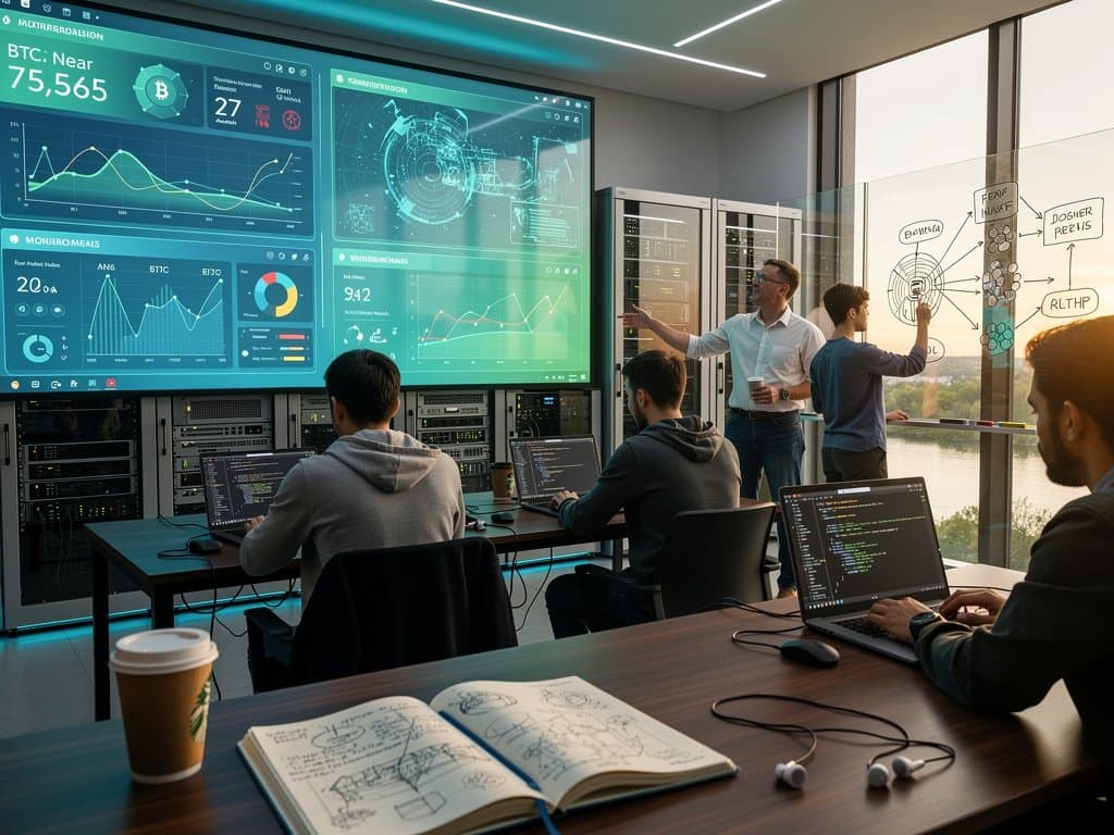 KI-Labor TUM: Touchscreen mit Lernpfaden, Krypto-Daten, Workstations und Isar-Blick