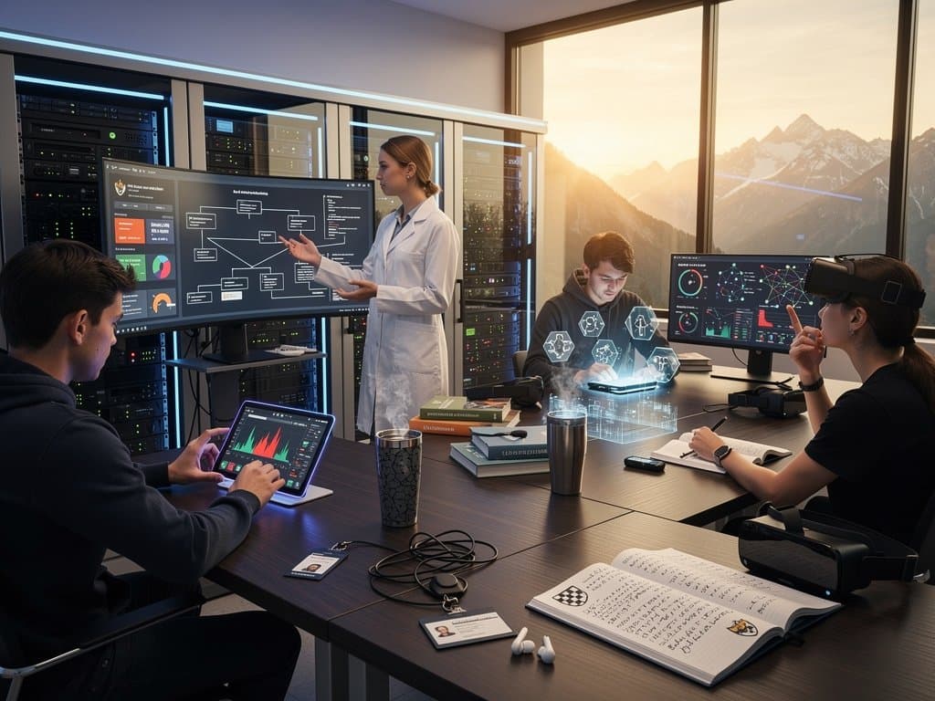 KI-Labor mit Marktanalysen und Algorithmen in bayerischer Bildungsumgebung