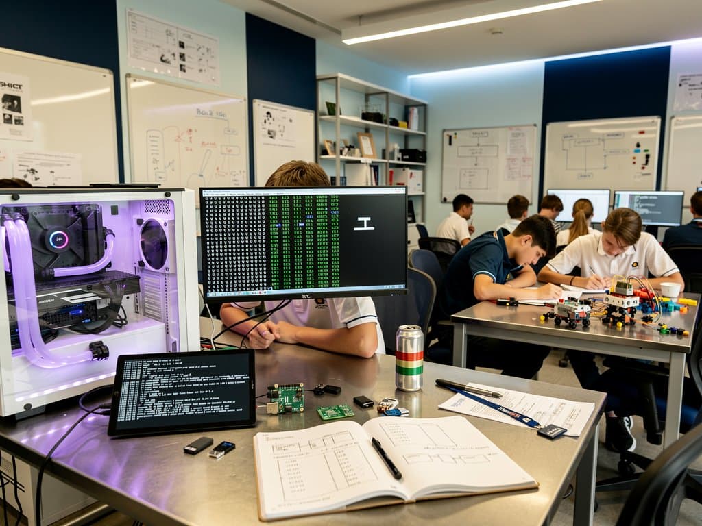 CHIP-8-Emulator in Weilerschule-Labor: PONG-Emulation, EdTech-Setup und Opcodes (68 chars)