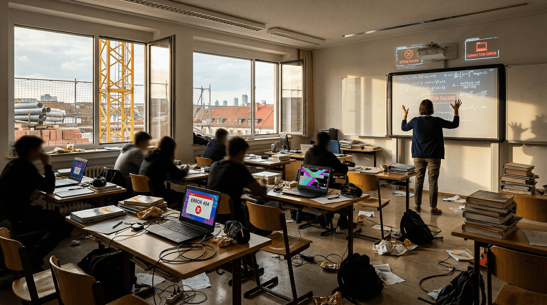 Klassenzimmer-Chaos Weilerschule frisst 15 Minuten pro Stunde